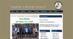 Desktop Screenshot of landaulawyersleague.com